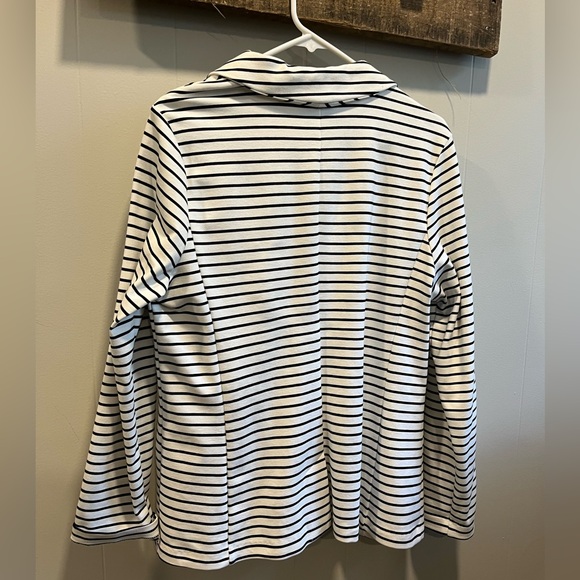 Worthington Striped Ponte Knit Blazer - Picture 2 of 3